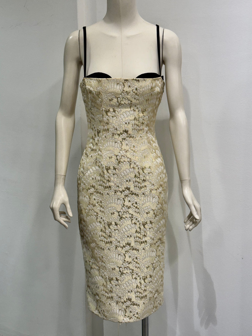 S/S2003 Dolce & Gabbana corset bra bodycon dress