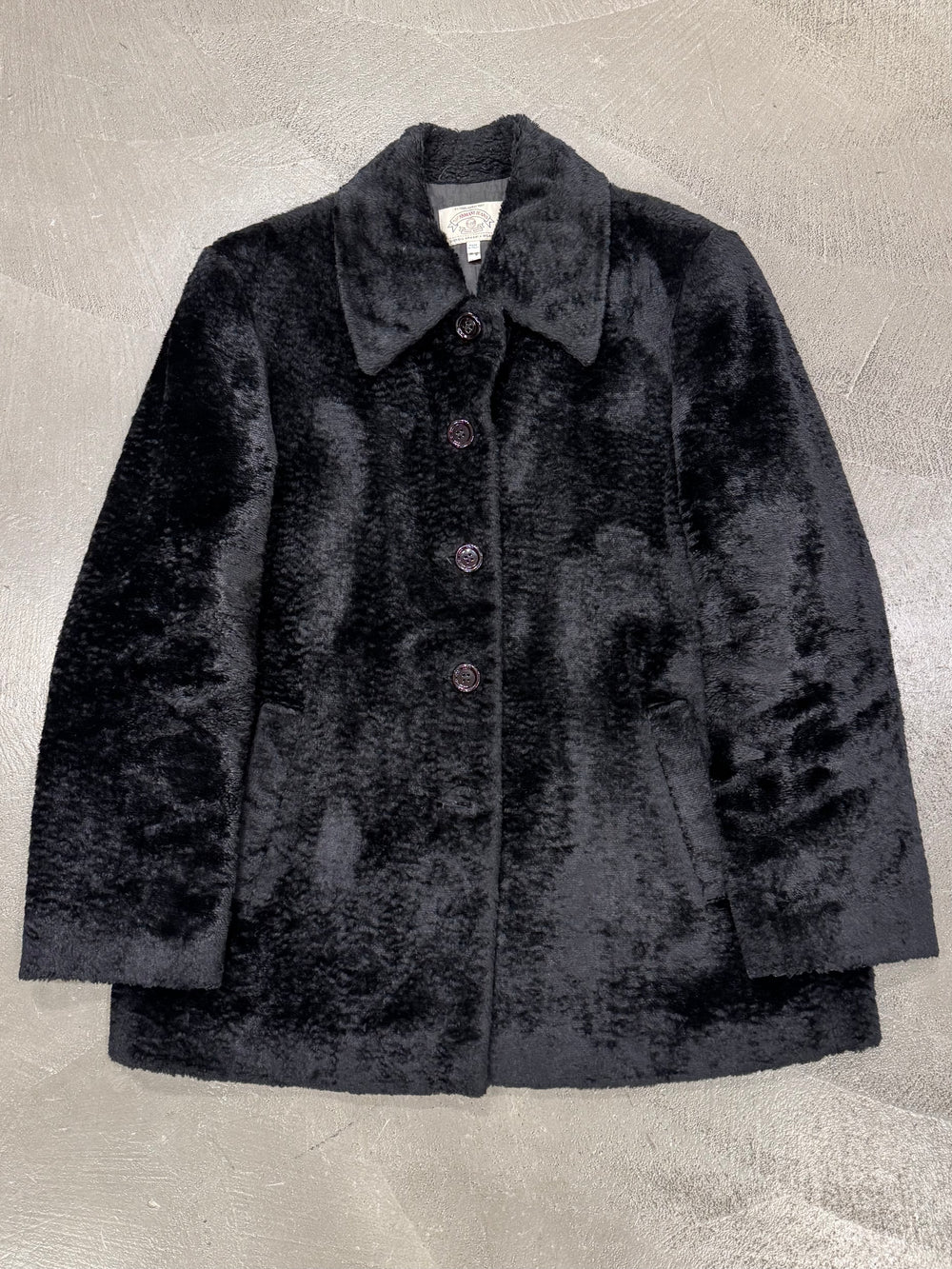 1990s ARMANI faux pony hair coat