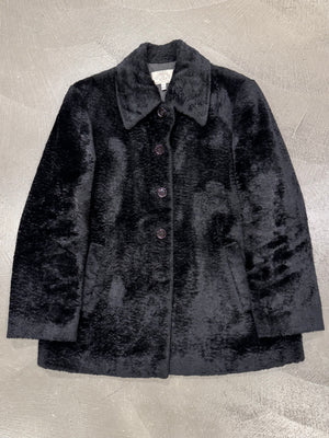 1990s ARMANI faux pony hair coat