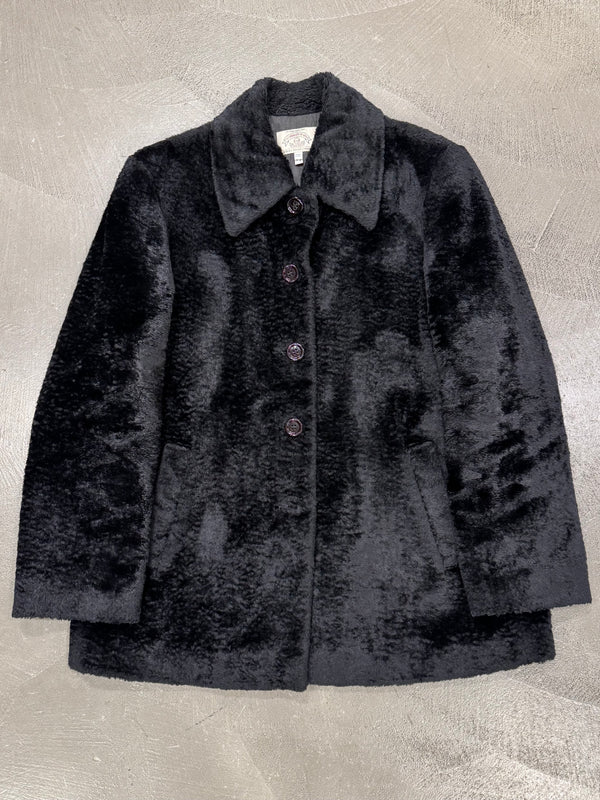 1990s ARMANI faux pony hair coat