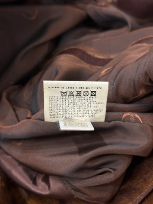 A/W2004 Roberto Cavalli pony hair leather coat