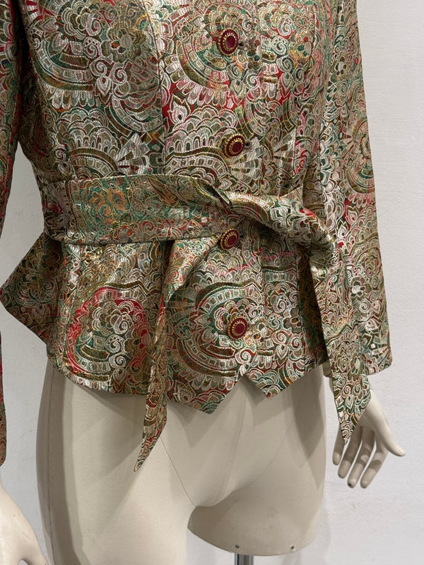 F/W1995 Yves Saint Laurent paisley jacquard jacket