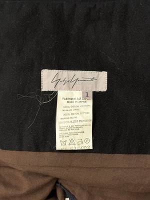 1990s Yohji Yamamoto asymmetric pleated skirt