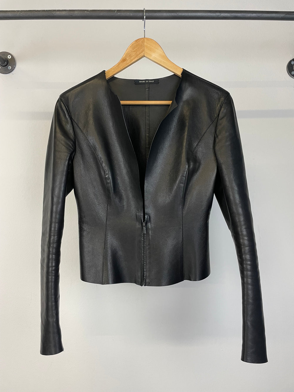 AW1997 Gucci by Tom Ford biker leather jacket