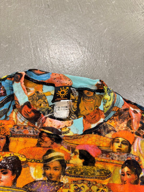 2000s Jean Paul Gaultier Asian mesh top
