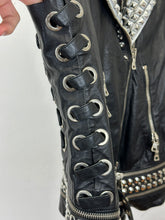 Load image into Gallery viewer, S/S2011 Balmain by Decarnin leather metal studded biker vest
