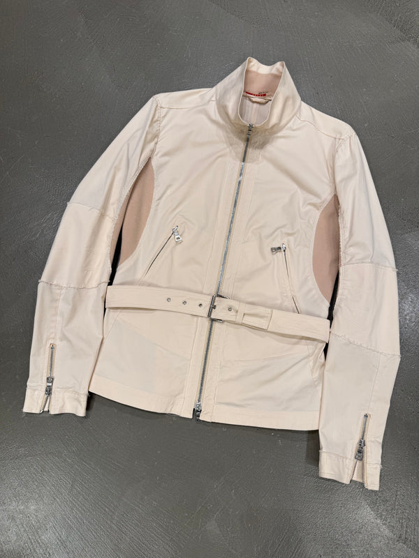 2000s Prada hybrid light nylon jacket