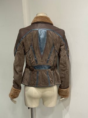 2000s Cavalli paneled jacket