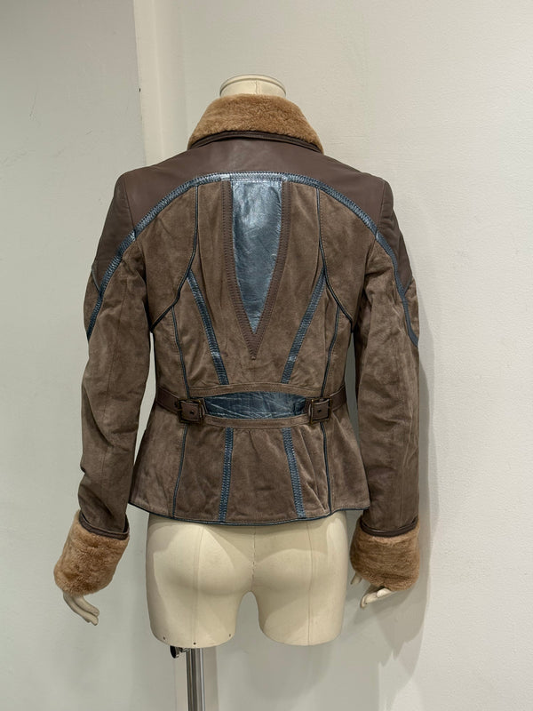 2000s Cavalli paneled jacket