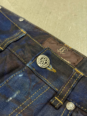 2000s Roberto Cavalli printed illusion pants