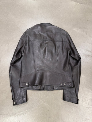 2000s Gucci by Tom Ford biker leather jacket