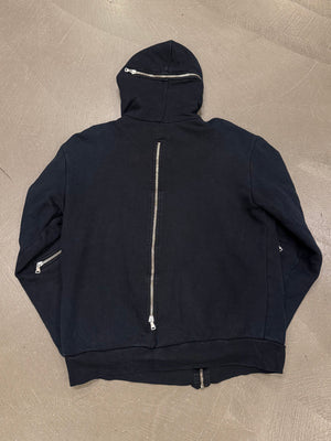 A/W2003 Dolce & Gabbana multi zipper hooded jacket