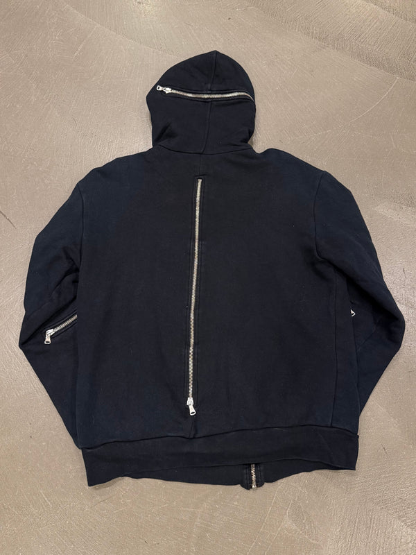 A/W2003 Dolce & Gabbana multi zipper hooded jacket
