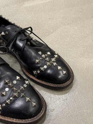 2000s Dolce & Gabbana studded metal derby