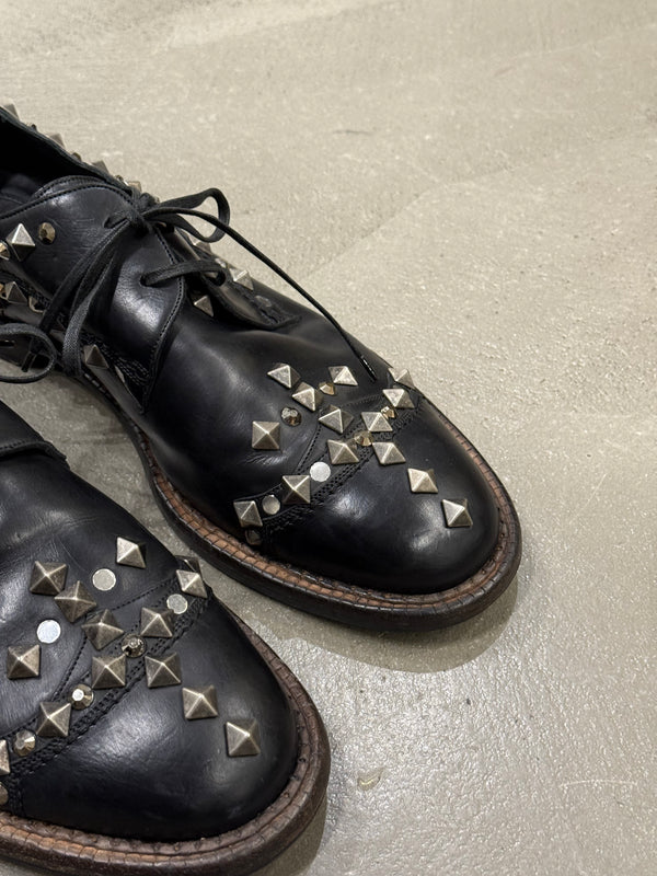 2000s Dolce & Gabbana studded metal derby