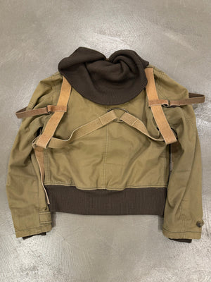 A/W 2003 Dolce & Gabbana parachute bondage bomber jacket