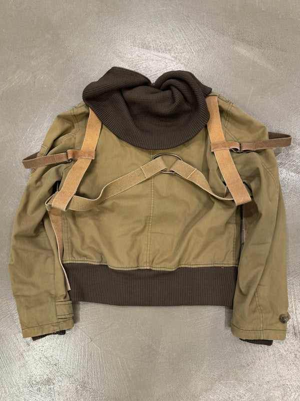A/W 2003 Dolce & Gabbana parachute bondage bomber jacket