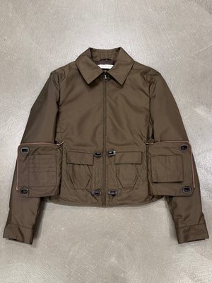 1999 Miu Miu hidden pocket nylon jacket