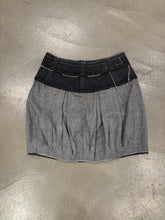 Load image into Gallery viewer, 2000s Marithe Francois Girbaud chainlink hybrid skirt
