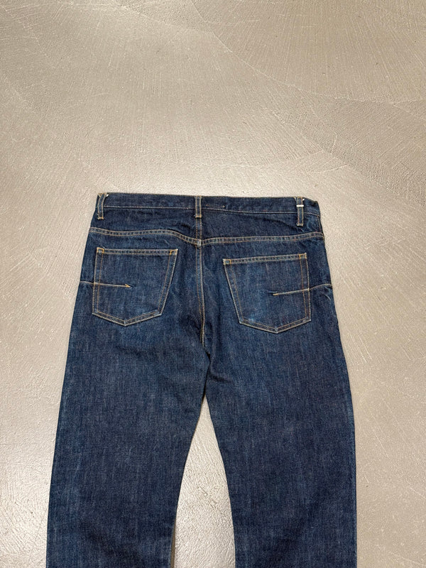 2000s Dior raw denim jeans