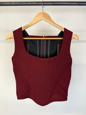 2000s Vivienne Westwood red corset top