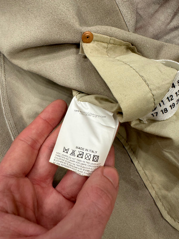 S/S 2003 Maison Margiela faded leather jacket