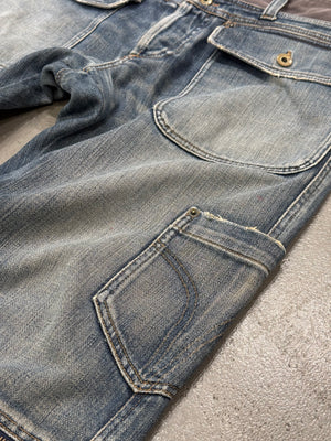 A/W2003 Dolce & Gabbana double waisted cargo pants