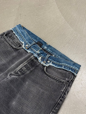 A/W2006 Dior by Hedi cummerbund jeans