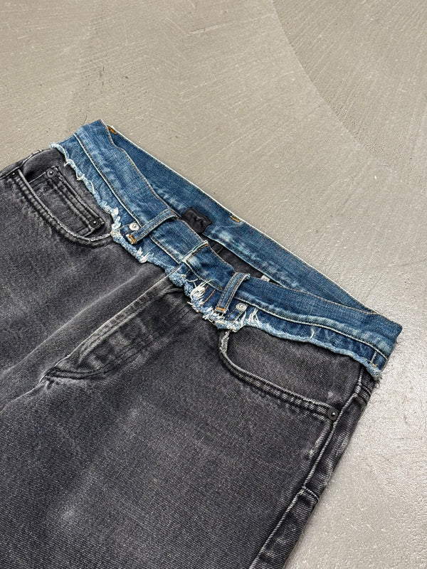 A/W2006 Dior by Hedi cummerbund jeans