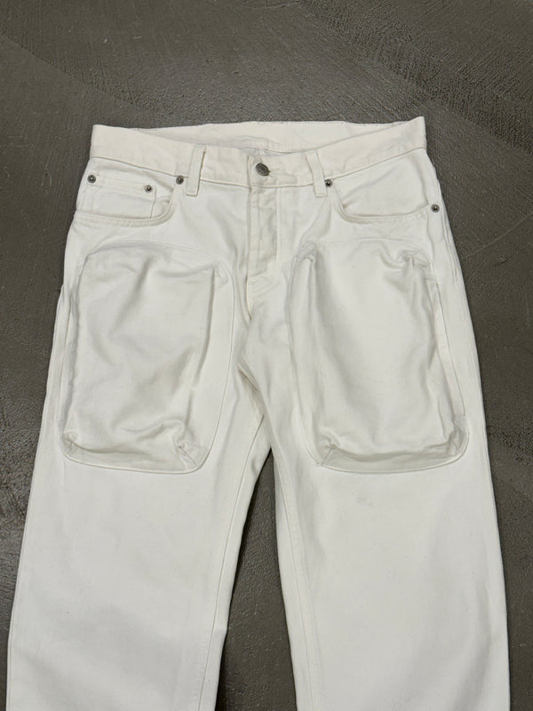2000s Helmut Lang 3D cargo pockets jeans