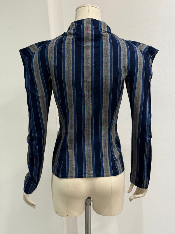 1990s Vivienne Westwood exaggerated shoulders shirt