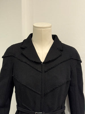 A/W2007 Chanel structured wool belted coat