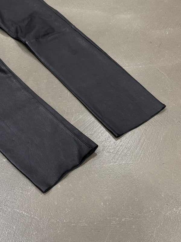 2013 Saint Laurent by Hedi Slimane stretchy leather skinny pants
