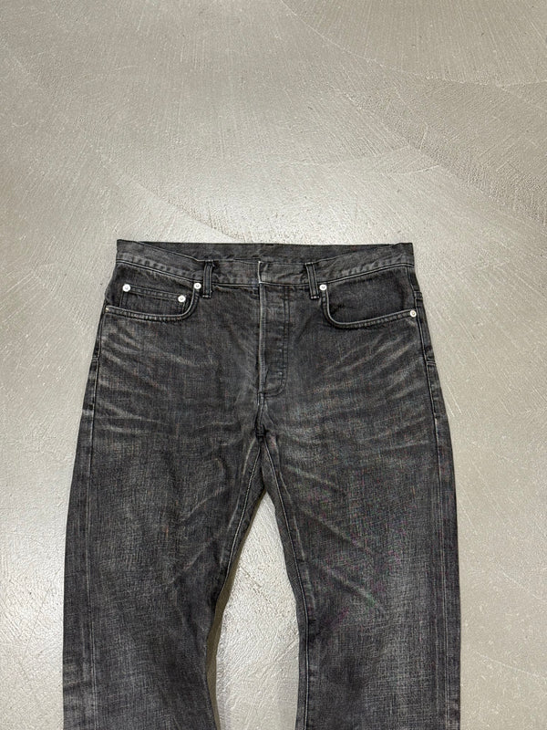 2000s Dior clawmark faded jeans
