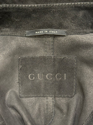 A/W2002 Gucci by Tom Ford runway cropped leather jacket