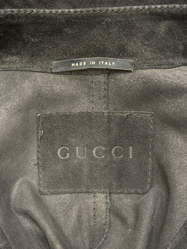 A/W2002 Gucci by Tom Ford runway cropped leather jacket