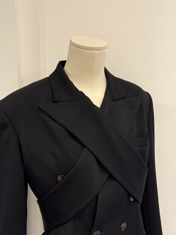 2000s Jean Paul Gaultier deconstructed blazer