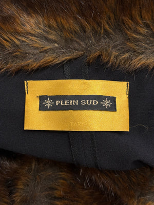 2000s Plein Sud blazer with detachable fur
