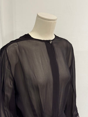 2000s Gianfranco Ferre sheer bluse