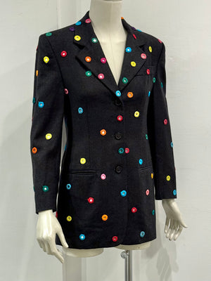 A/W1992 Dolce & Gabbana documented runway mirrors blazer
