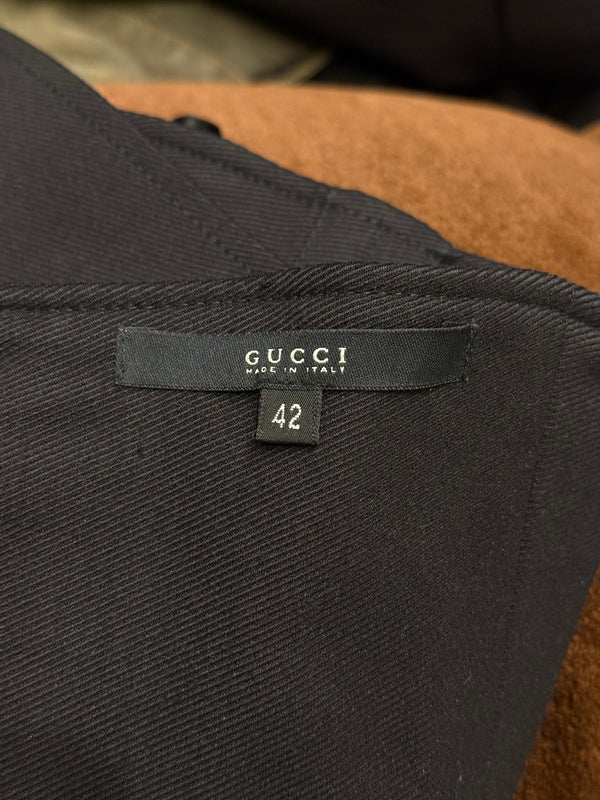 F/W 2003 Gucci by Tom Ford runway corset belted jacket