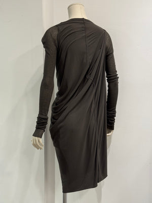 2010s Rick Owens asymmetrical dress