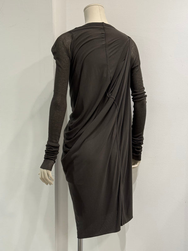 2010s Rick Owens asymmetrical dress
