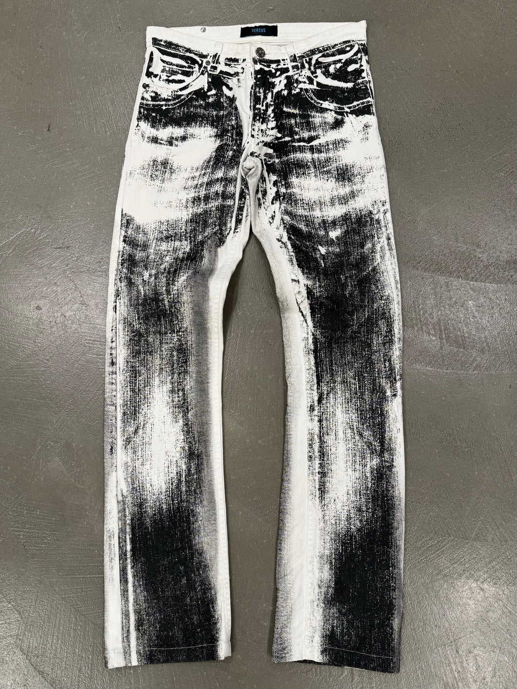 2000s Versus Versace printed jeans