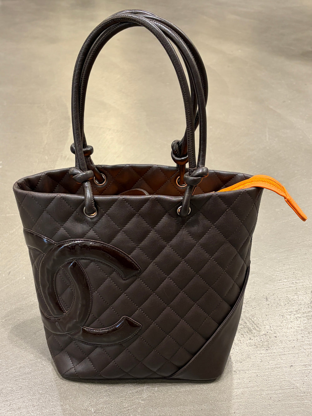 2005-2006 Chanel Cambon Ligne leather tote bag