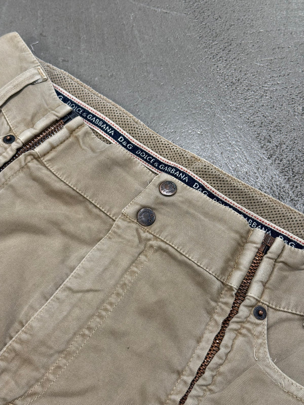 S/S2003 Dolce & Gabbana full zip parachute cargo pants