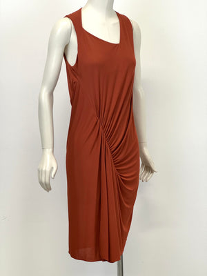 2011 Balenciaga asymmetrical deconstructed draped dress