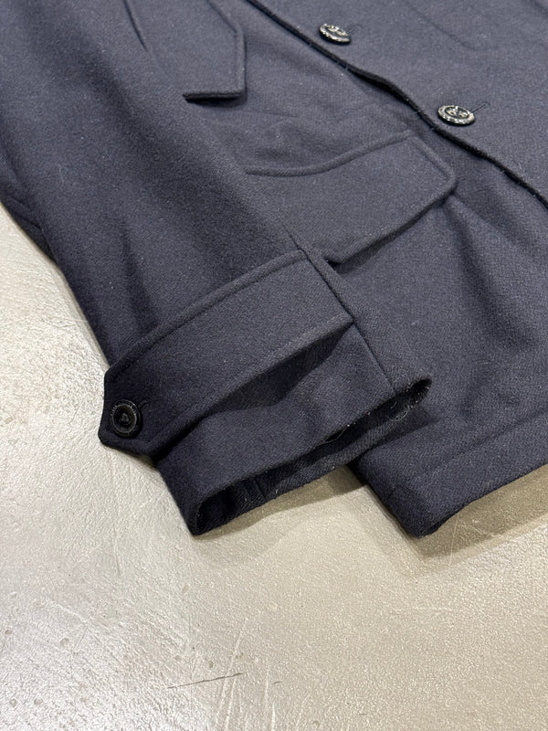 2011 Yves Saint Laurent double breasted peacoat