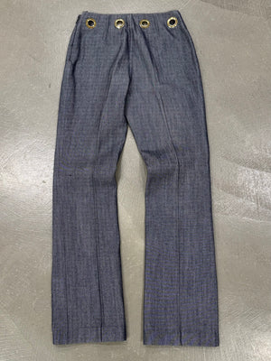 2000s Celine studded eyelet pants