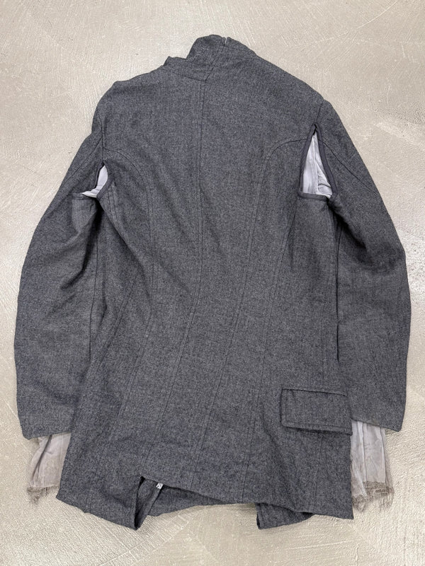 2007 Junya Watanabe deconstructed wool blazer